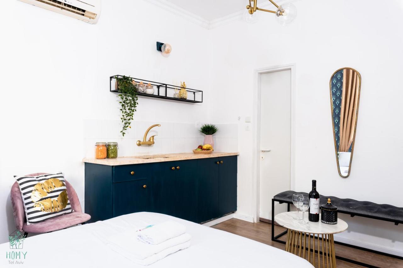 Stylish Studio Apartments On Dizengoff By Homy Tel Aviv Exterior foto
