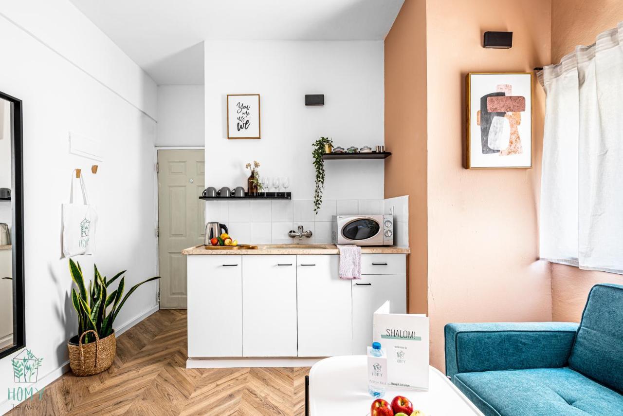 Stylish Studio Apartments On Dizengoff By Homy Tel Aviv Exterior foto